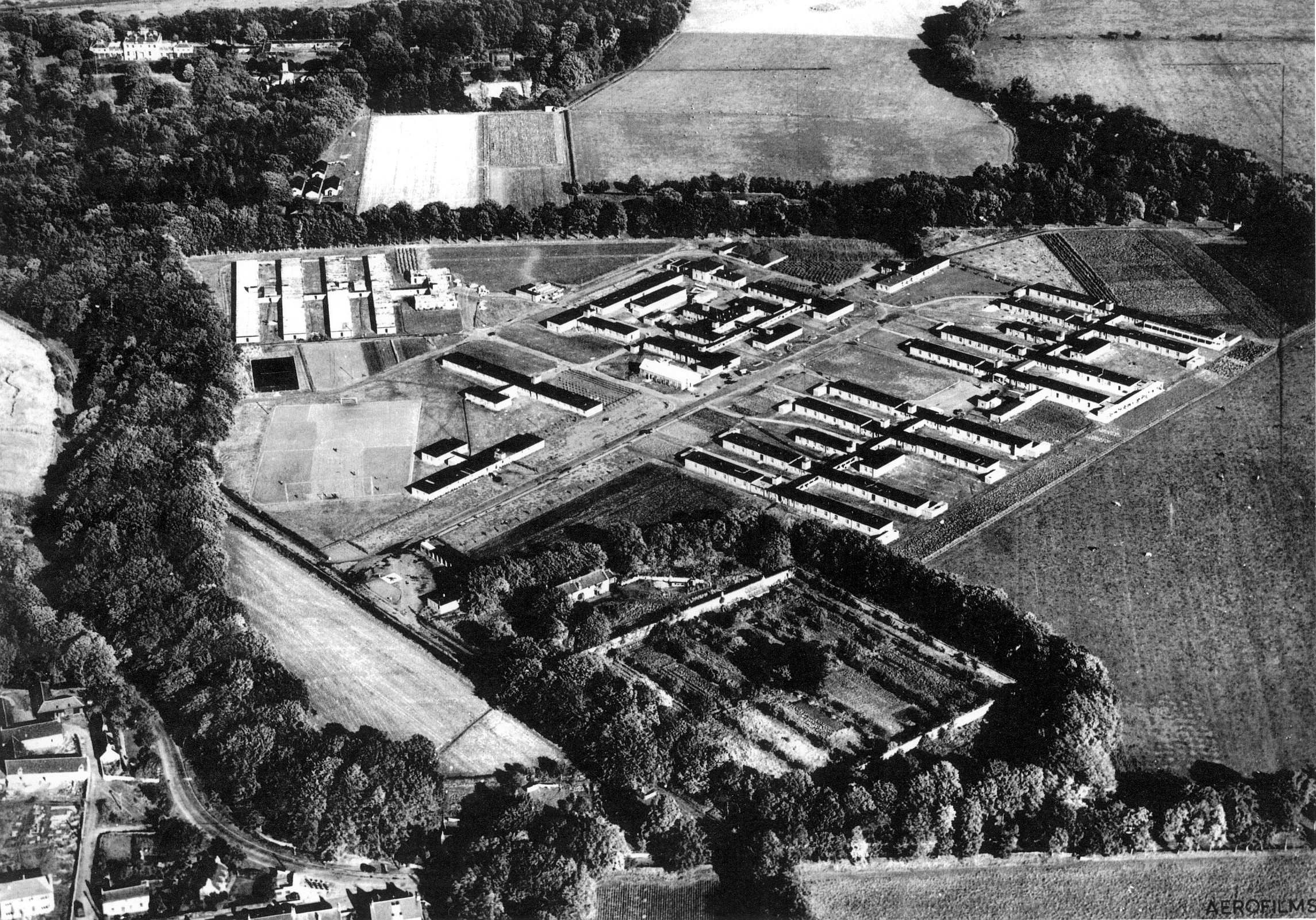 1941 Raigmore estate - showing bunker and hospital